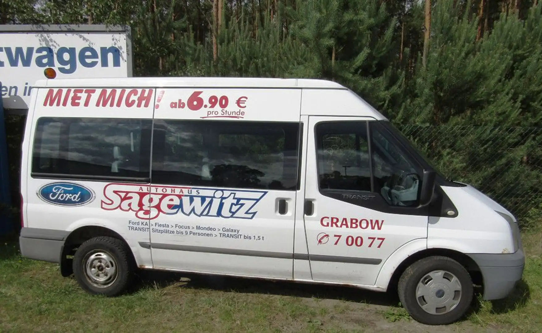 Ford Transit 2.2 TDCI Kombi FT 300 M + Rampe Weiß - 2
