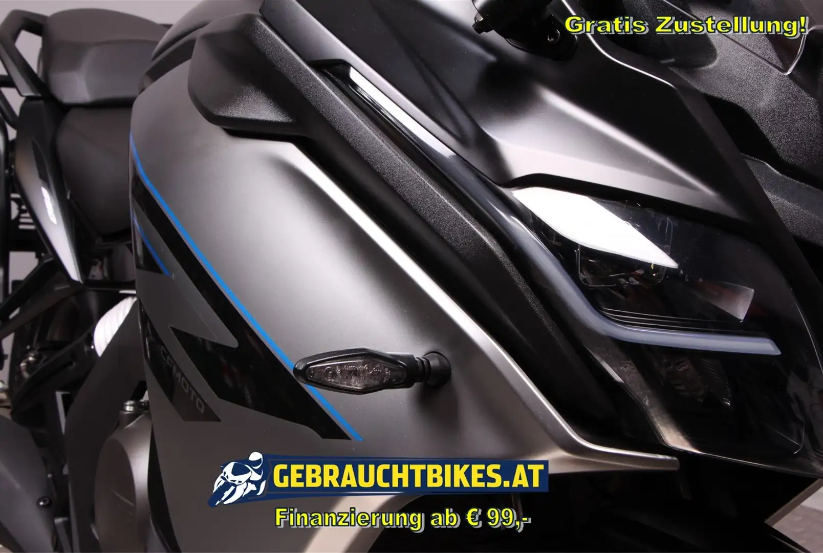 CF Moto 650GT mit Garantie, Teilzahlung möglich! Gri - 2