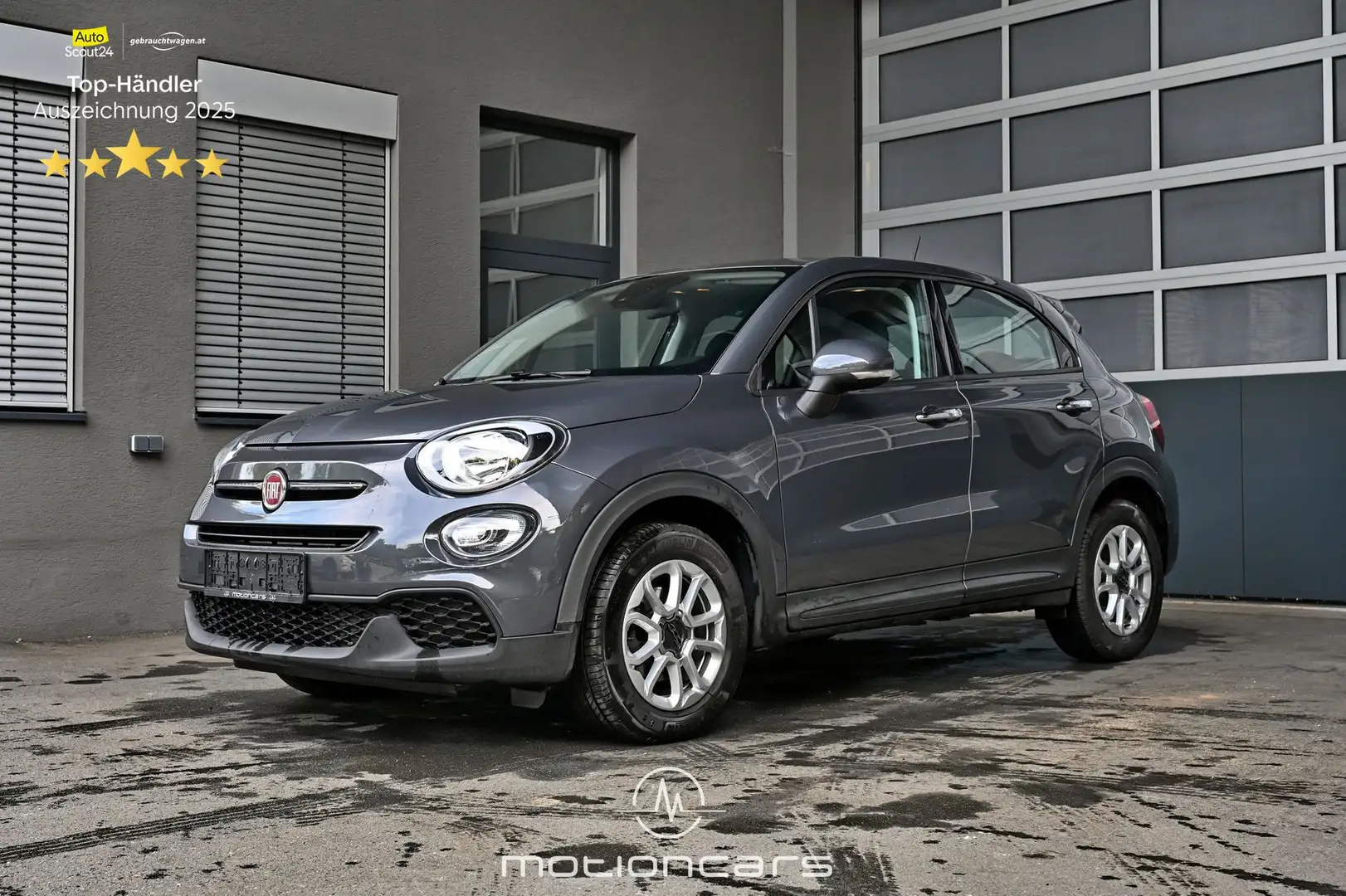 Fiat 500X 1.6 MultiJet Cult 4x2 Pickerl NEU EXP € 7.317,- Grau - 1