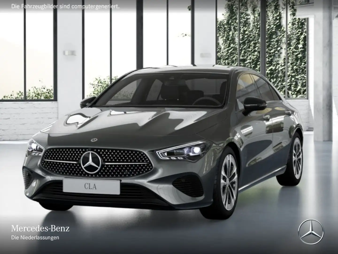 Mercedes-Benz CLA 200 PROGRESSIVE+NIGHT+360°+AHK+MULTIBEAM+TOTW Grijs - 2