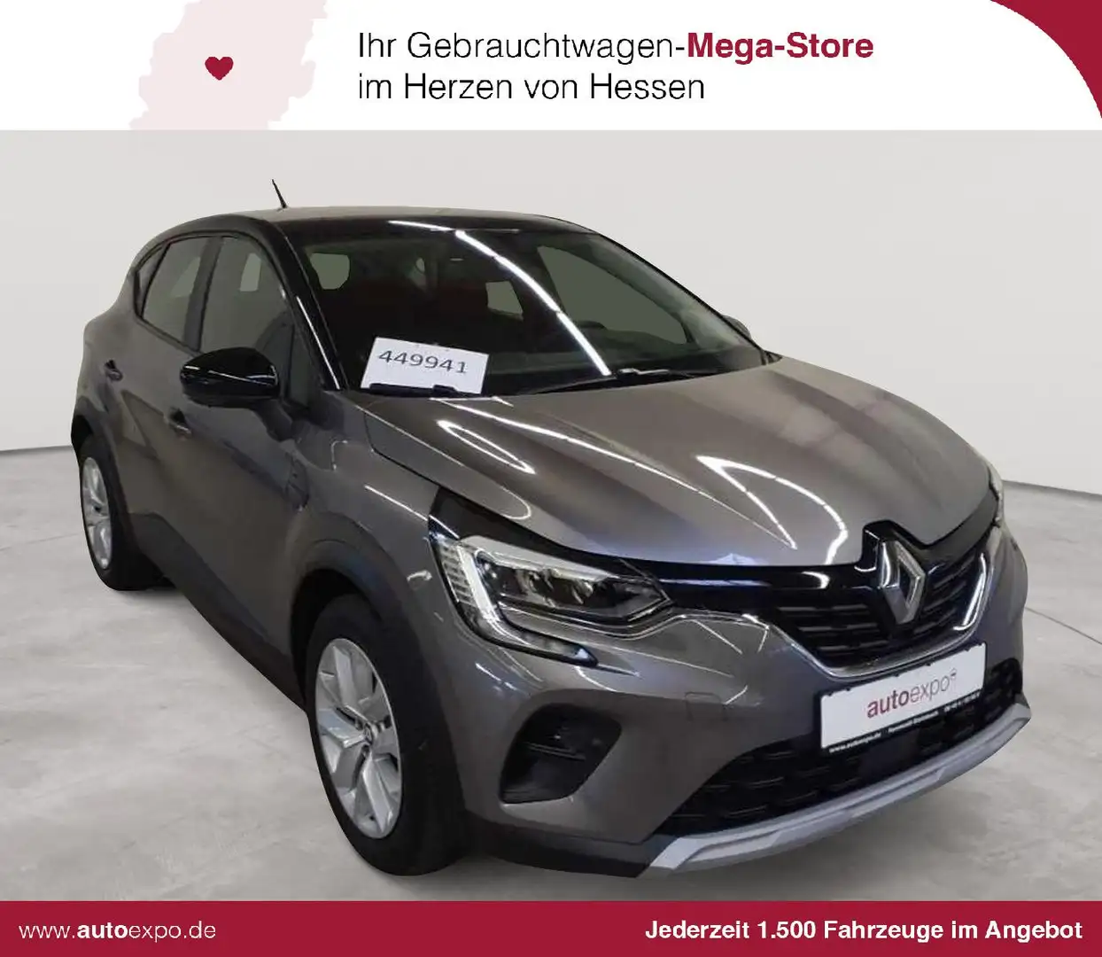 Renault Captur Captur E-TECH PLUG-in 160 INTENS Navi SHZ Gris - 1