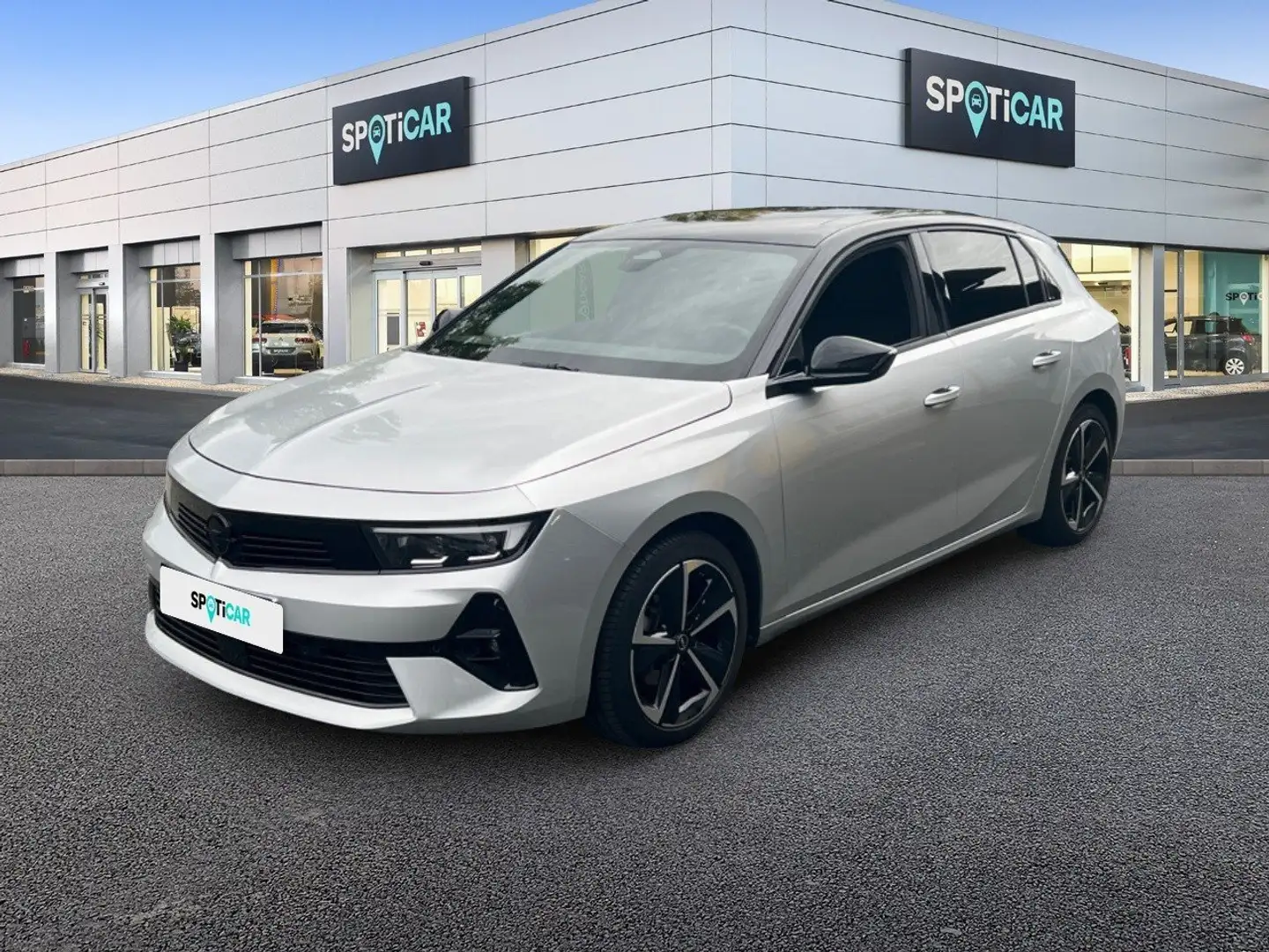 Opel Astra Astra 1.2 Turbo GS Schiebedach Zilver - 1
