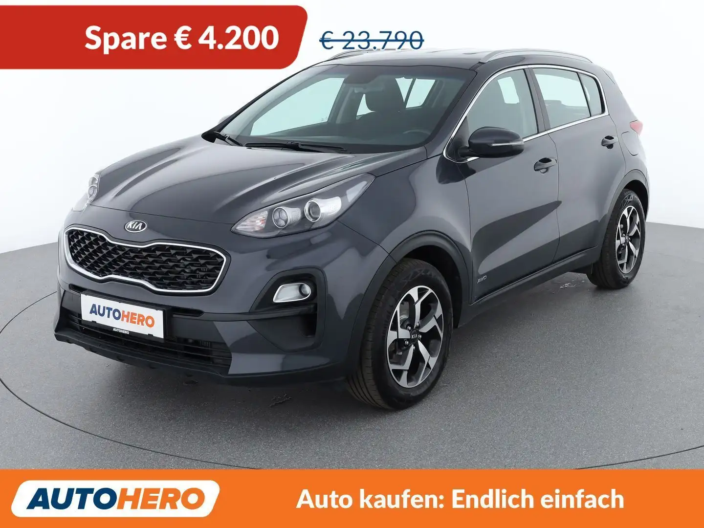 Kia Sportage 1.6 CRDi Mild-Hybrid 25 Jahre OE Edition 4WD *NAVI Grau - 1