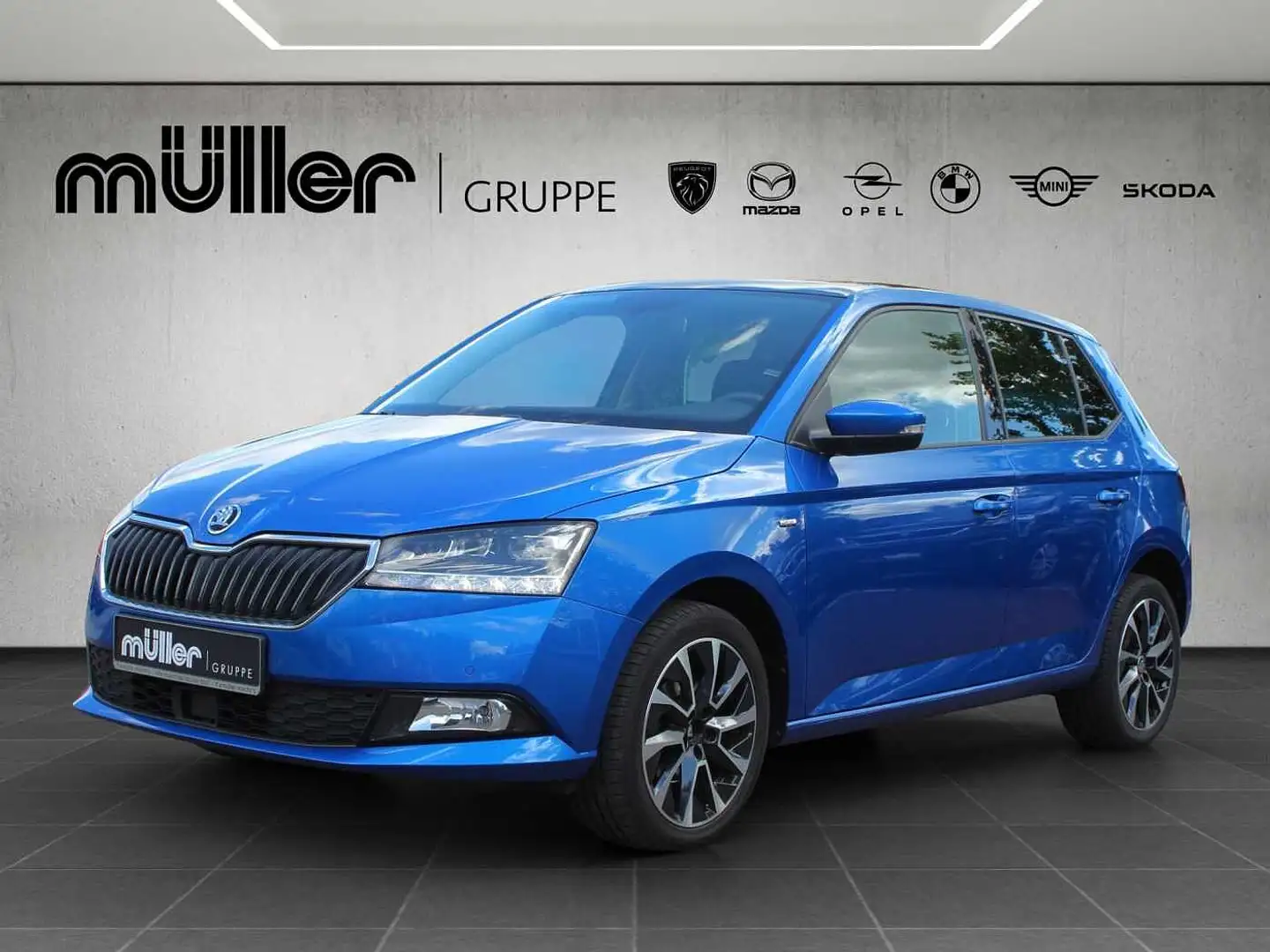 Skoda Fabia III 1.0 TSI Drive 125 Bleu - 1