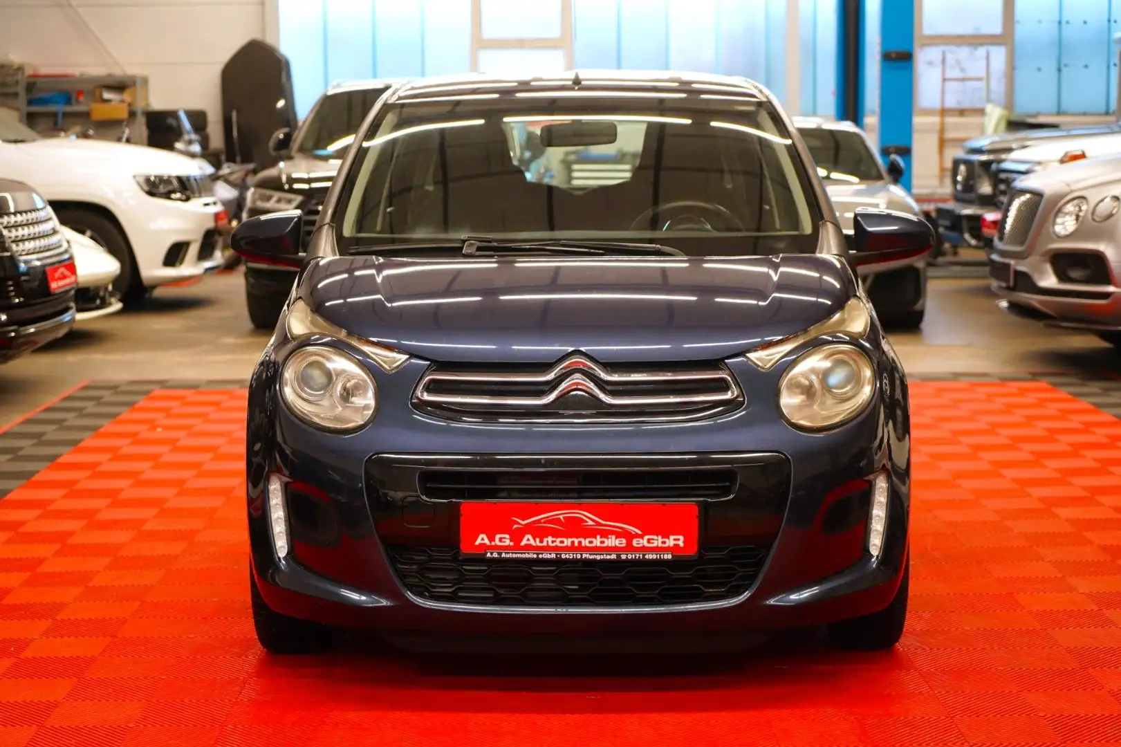 Citroen C1 1.0 Shine 5Tür 1.Hand*Klima*Sitzheizung*PDC* Blau - 2
