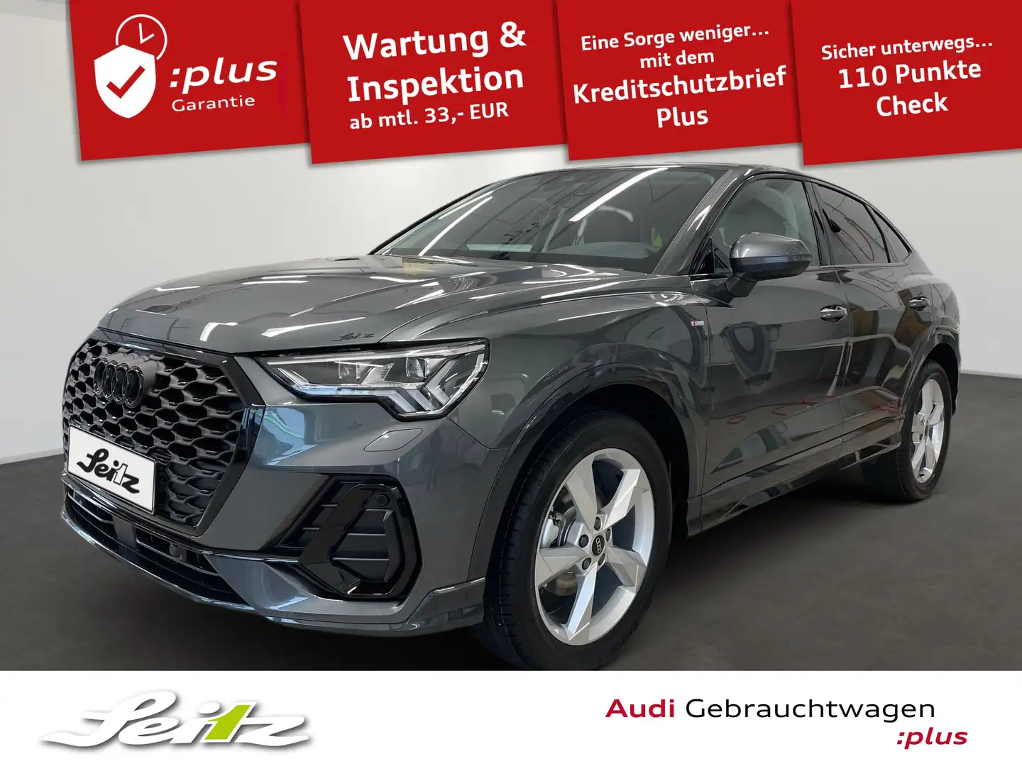 Audi Q3 Sportback 35 TDI S line *NAVI*KAMERA*MATRIX* Grau - 1