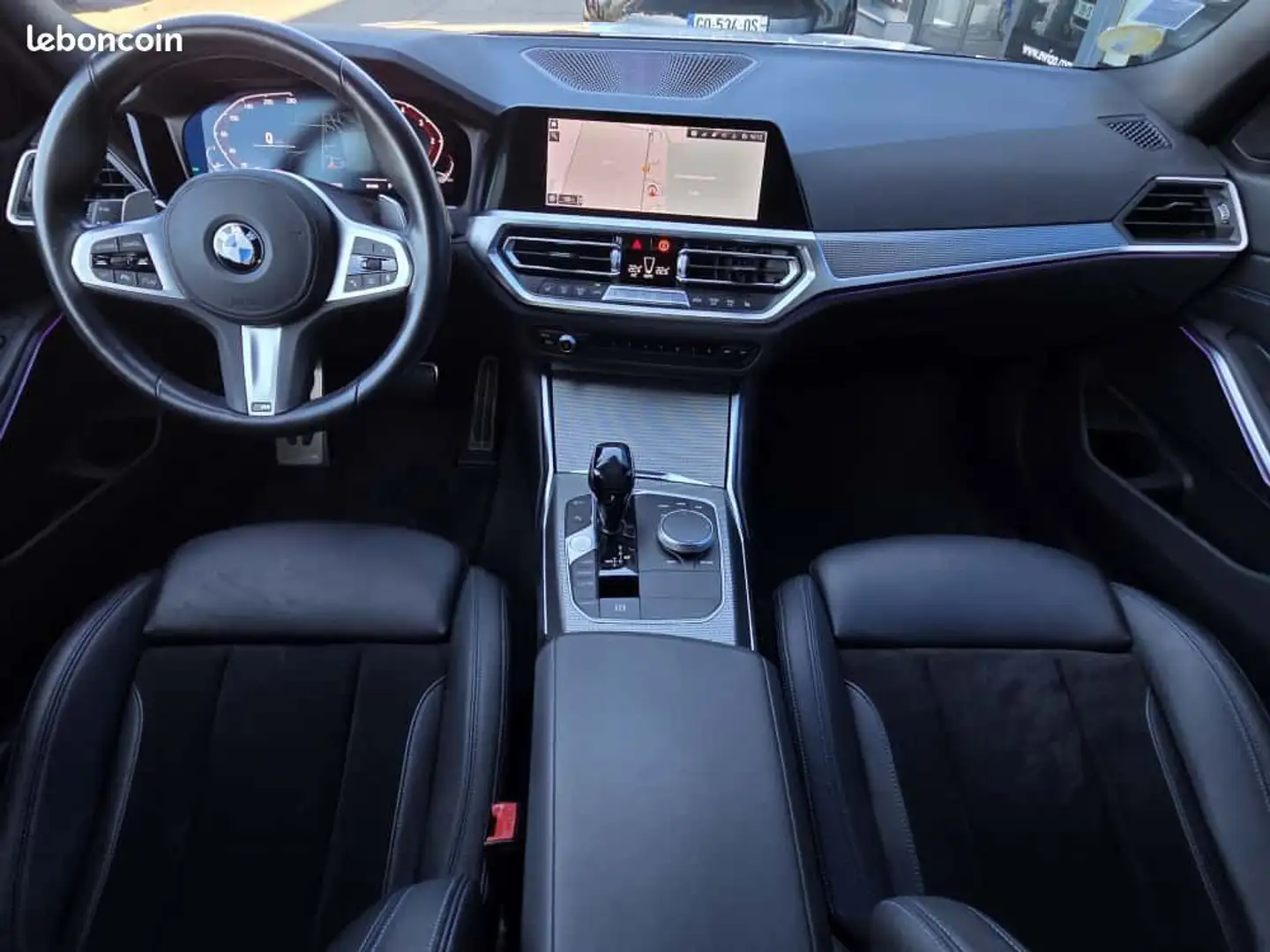 BMW 320 g2 320d 190 ch m sport phare laser configuration Blanc - 2