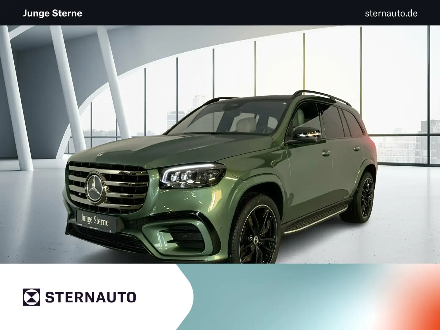 Mercedes-Benz GLS 450 GLS 450 d 4M Ultimate FondEnt Pano AHK Distr Navi Grün - 1