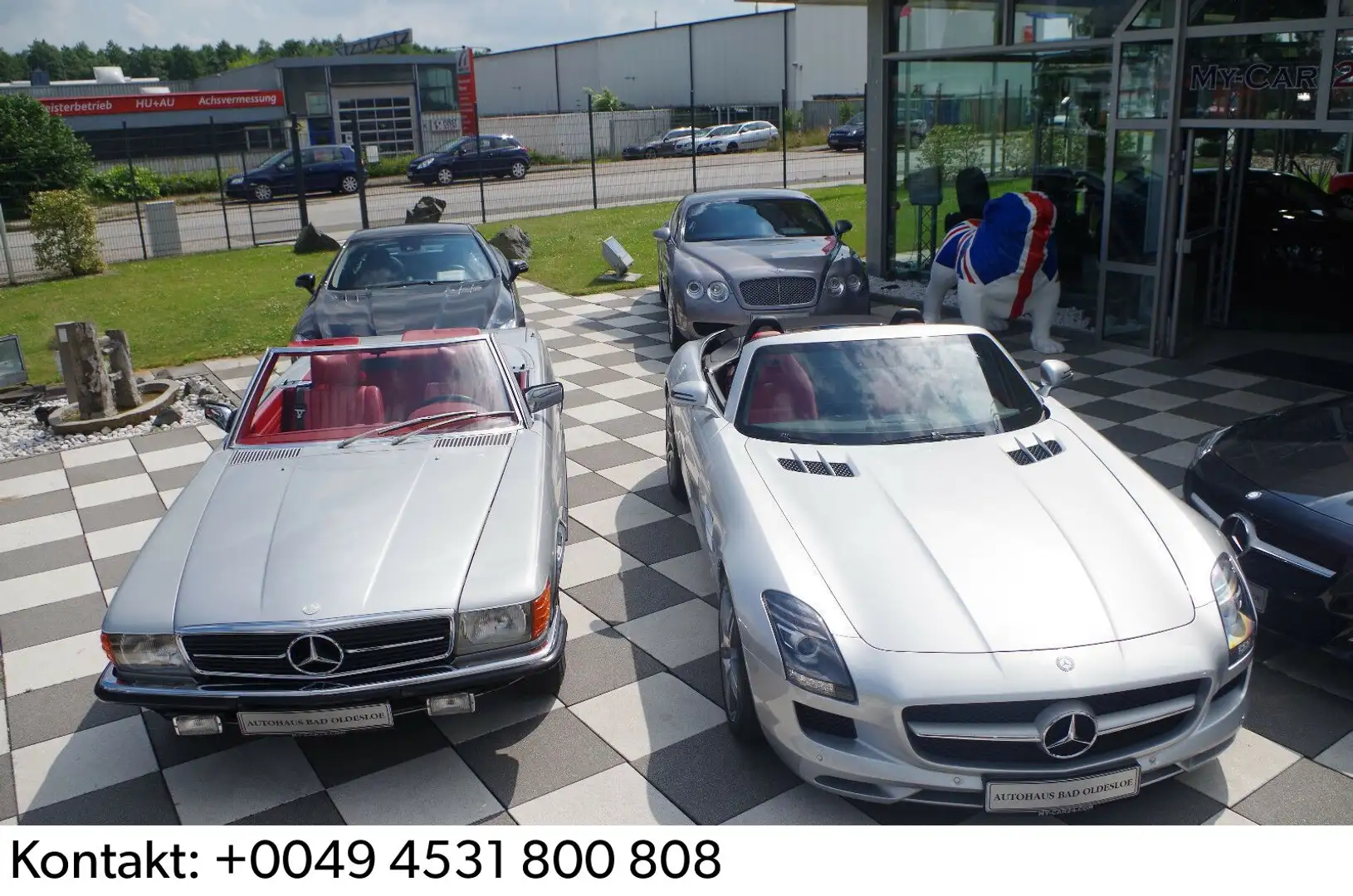 Mercedes-Benz SL 280 *BRD-FAHRZEUG*TRAUM-FARBKOMBINATION* Argent - 2