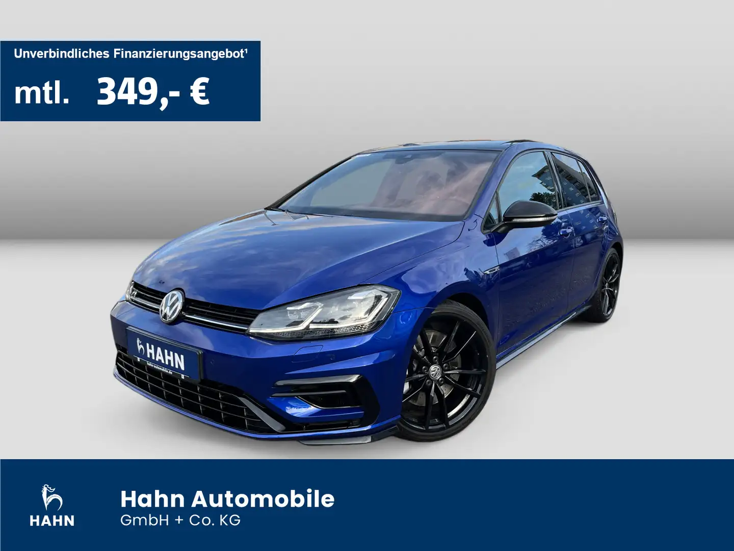 Volkswagen Golf VII R DSG PERFORMANCE NAV PANO KAM LED DYN Bleu - 1