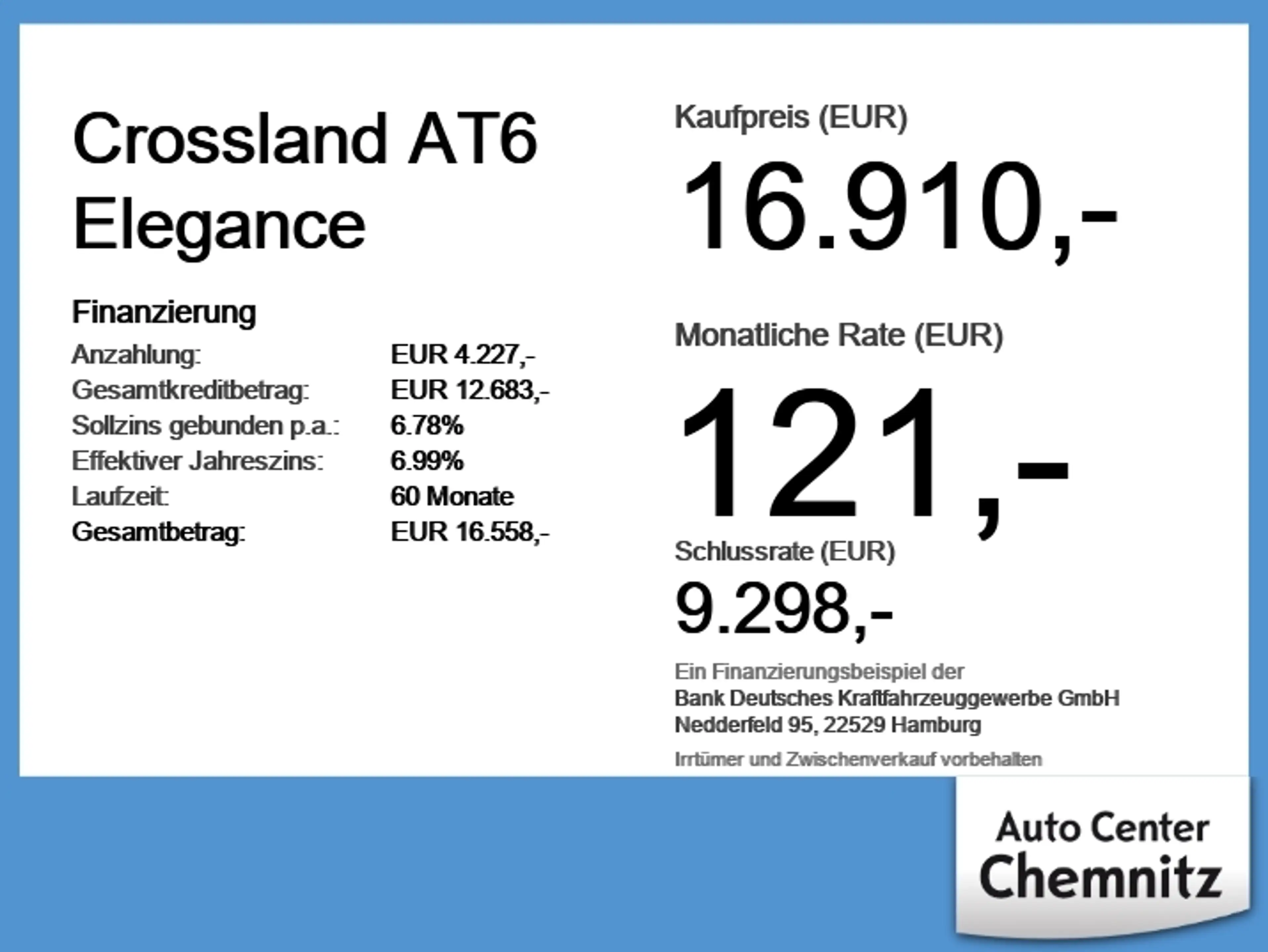 Opel Crossland AT6 Elegance LED/Navi/Ergo/SHZ/LHZ/Kam — photo 6