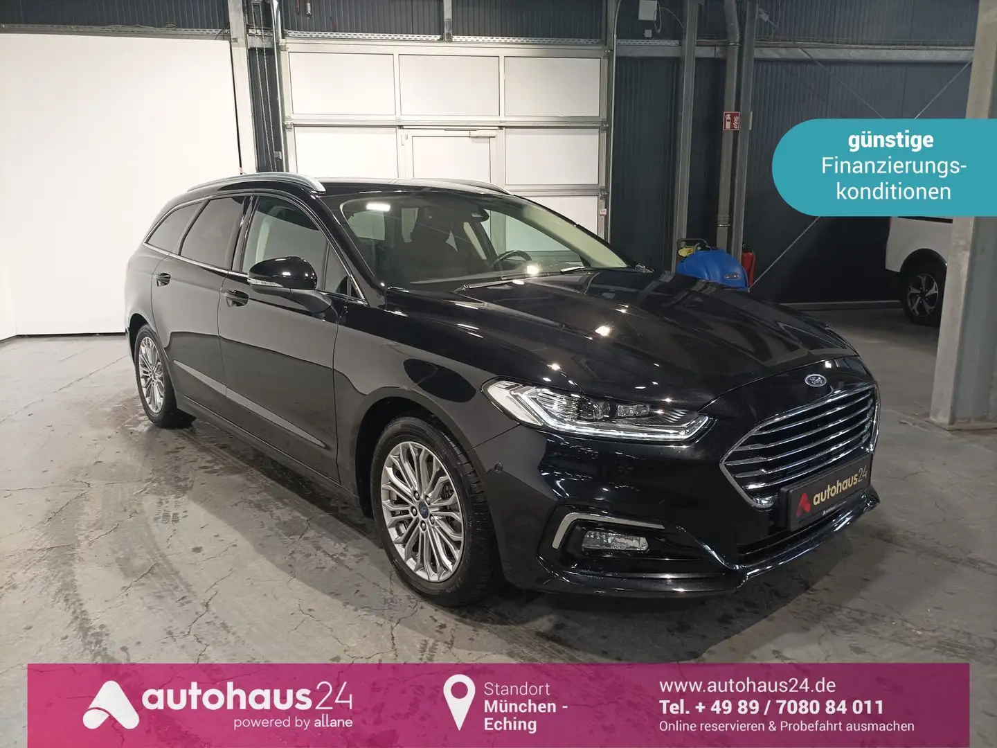 Ford Mondeo 2.0 Hybrid Titan. LED|Navi|PDC|Kamera|AHK Schwarz - 1