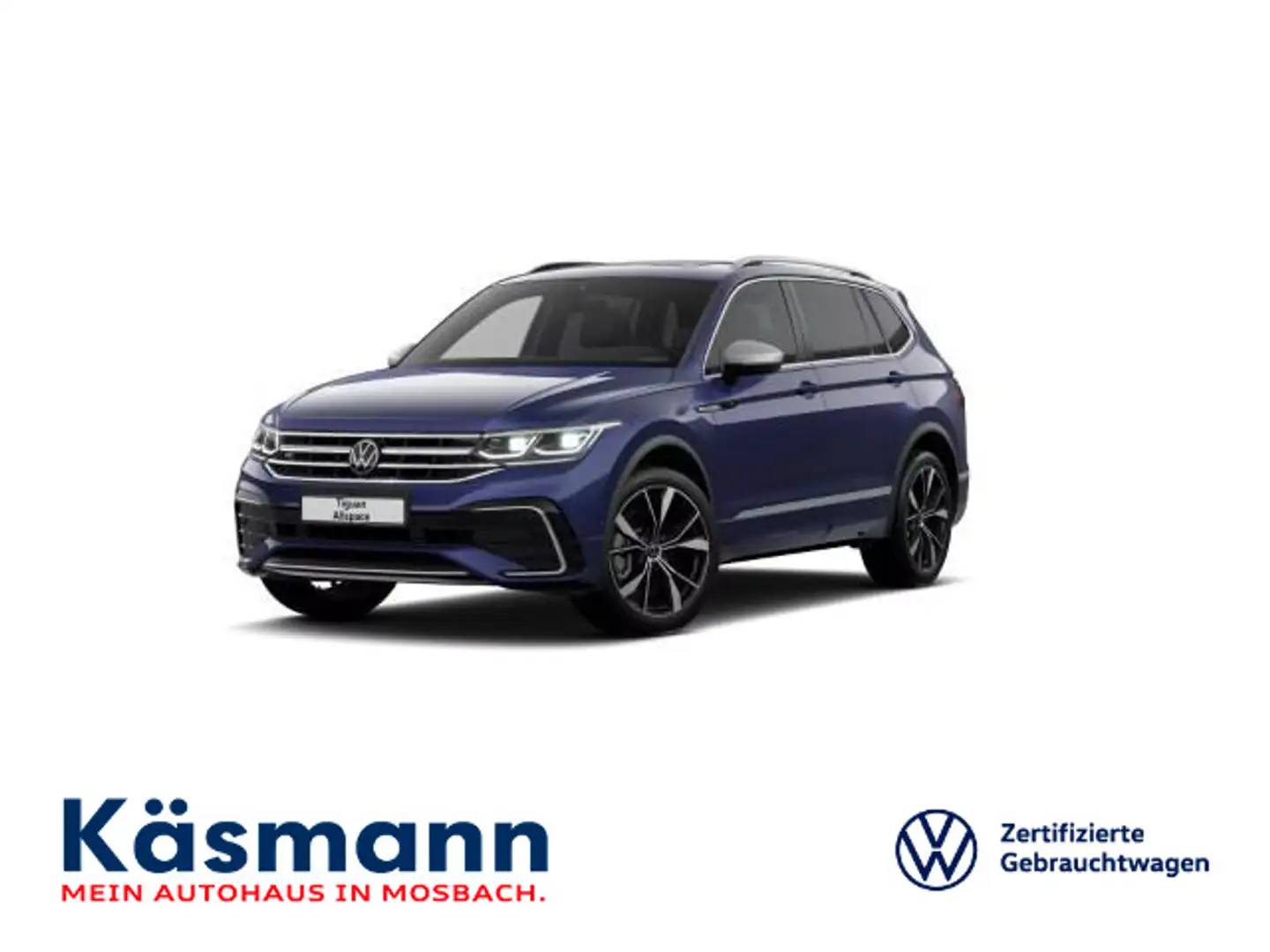 Volkswagen Tiguan Allspace R-Line 2.0 TDI 4M AHK STHZ Blau - 1