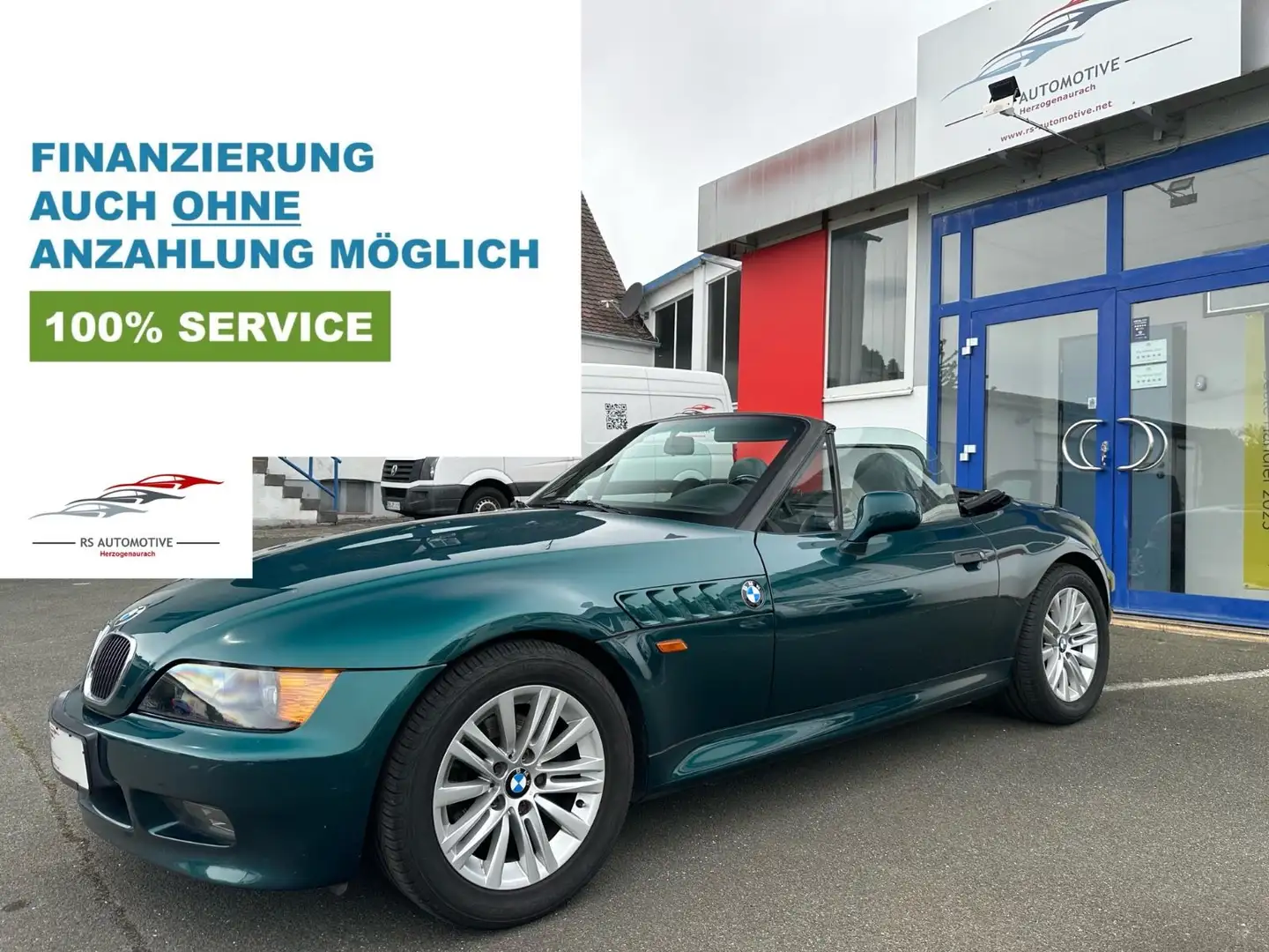 BMW Z3 1.8 Roadster*Leder*eFH*viele Neuteile* Зелений - 1