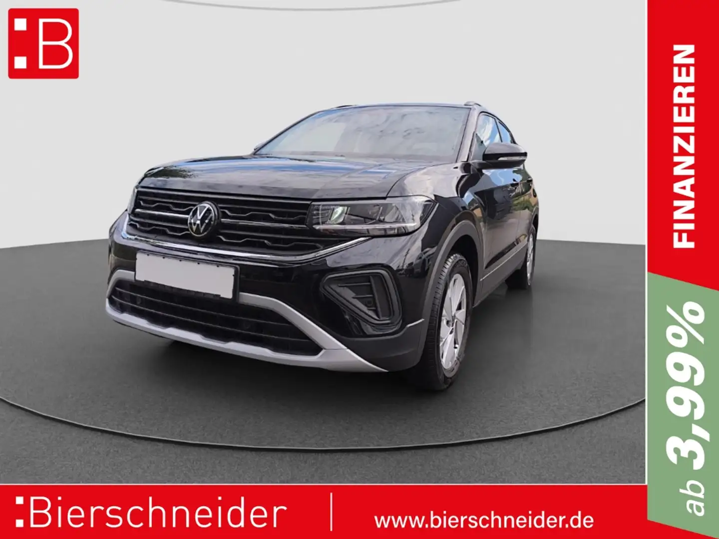 Volkswagen T-Cross 1.0 TSI NAVI AHK LED Schwarz - 1