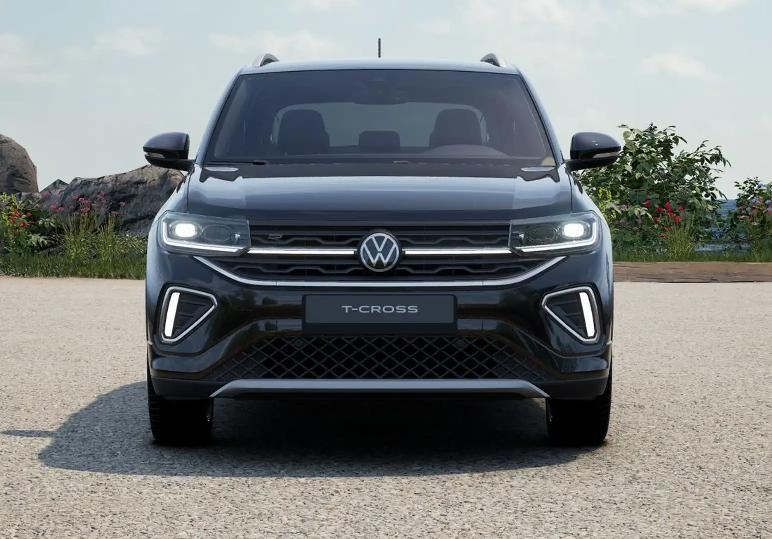 Volkswagen T-Cross 1.5 TSI DSG R-Line MATRIX KAMERA AHK Schwarz - 2