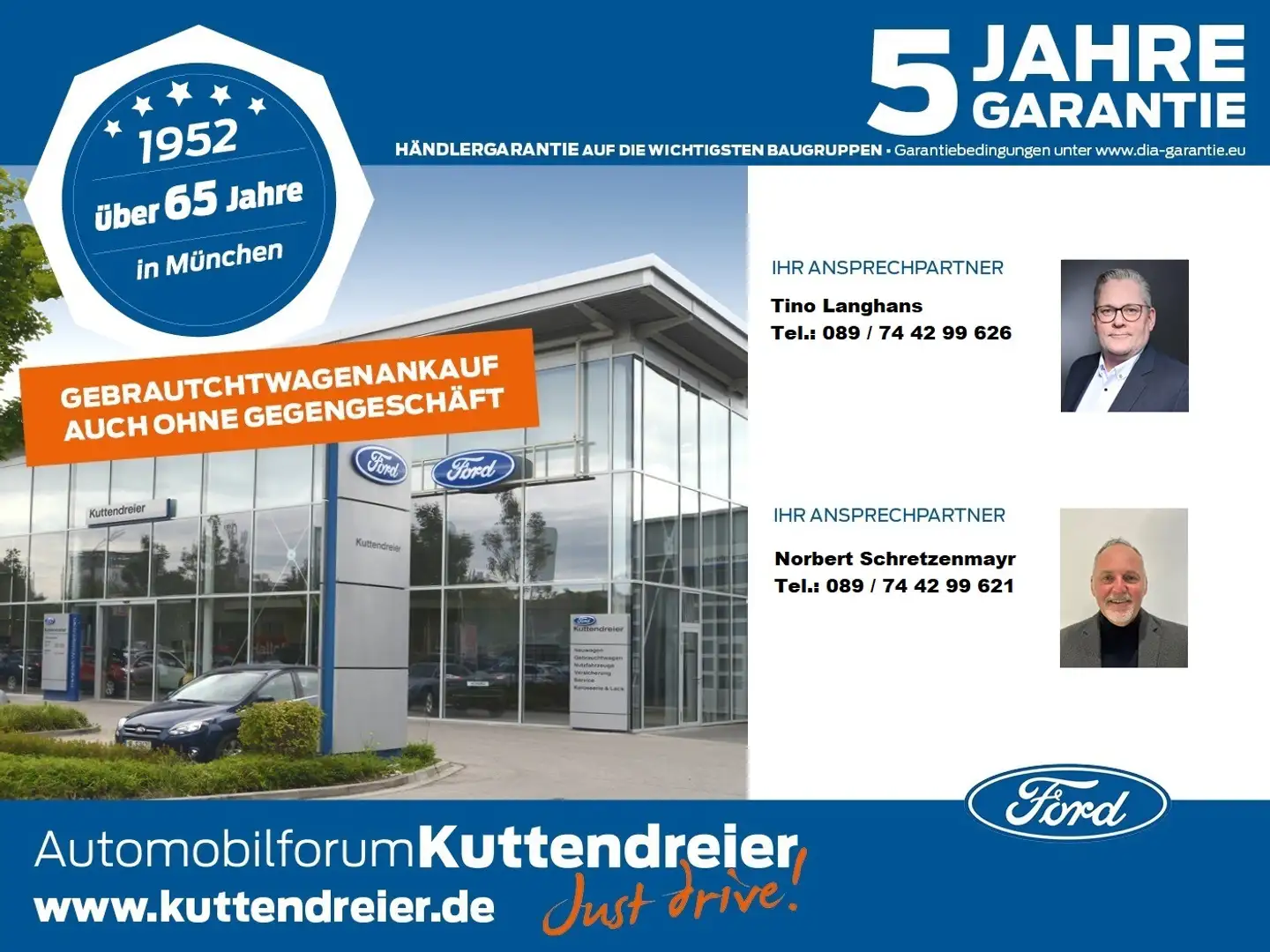 Ford Tourneo Connect Trend Klima 2x Schiebetür Weiß - 2