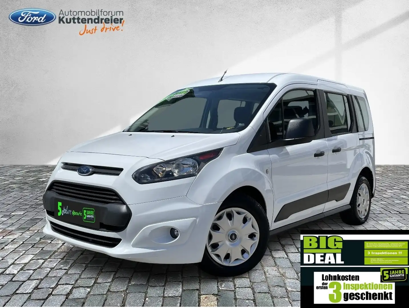 Ford Tourneo Connect Trend Klima 2x Schiebetür Weiß - 1