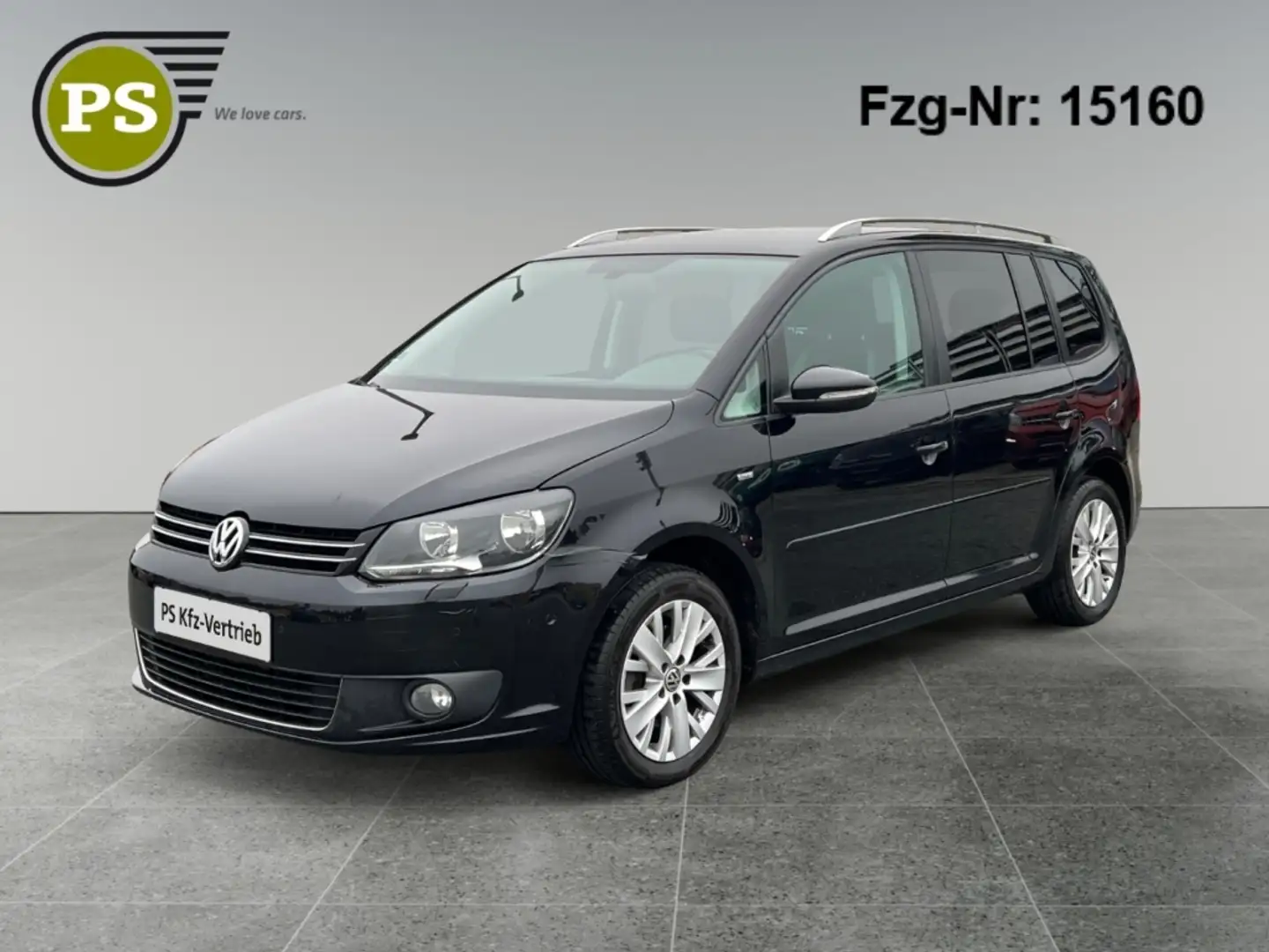 Volkswagen Touran Life 1.6 TDI 7-Sitzer AHK-abnehmbar KLima SHZ Park Schwarz - 1