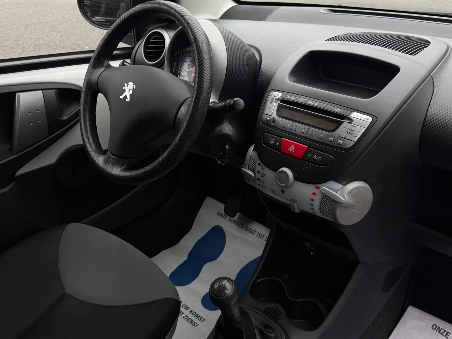 Peugeot 107 1.0 Access Accent - AIRCO - 5DEURS - NAP KM STAND Weiß - 2