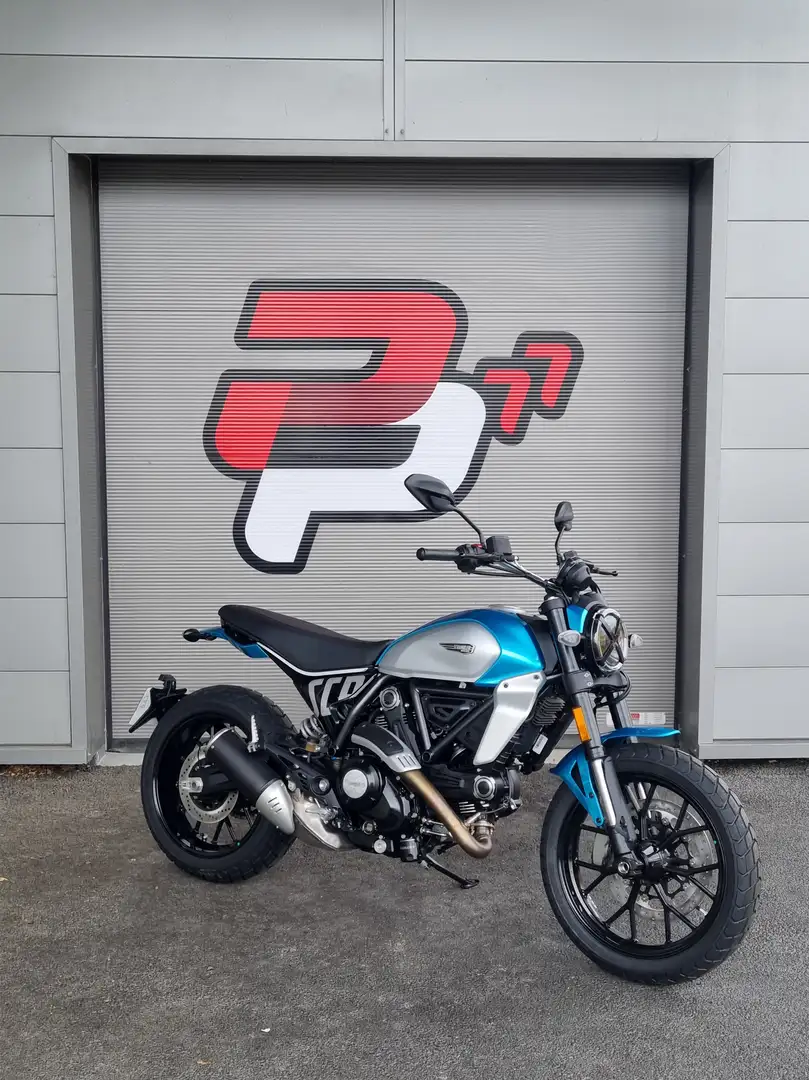 Ducati Scrambler Blau - 2
