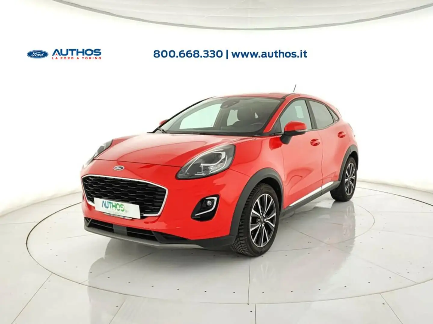 Ford Puma 1.0 ecoboost hybrid Titanium s&s 125cv Rosso - 1