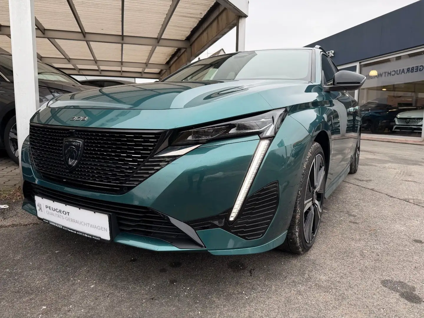 Peugeot 308 Plug-in Hybrid 180 e-EAT8 GT SW,AHK,NAVI,1HD Bleu - 2