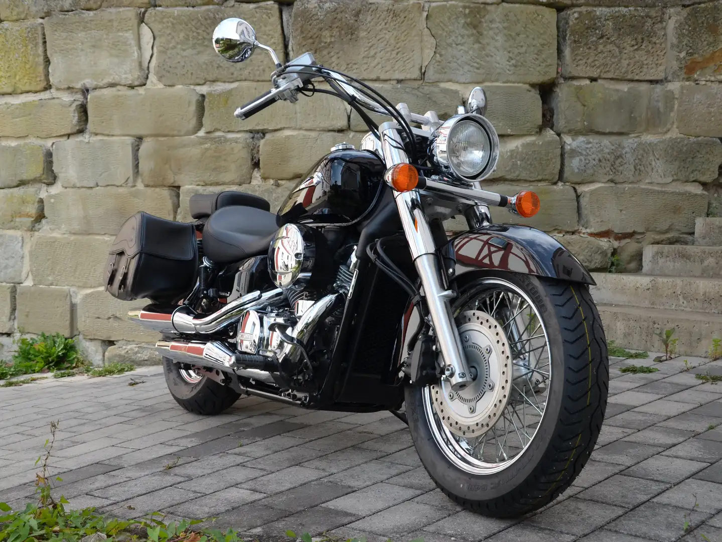Honda VT 750 Honda Shadow VT 750 ABS RC50 * Reifen Neu 6.700 KM Schwarz - 1