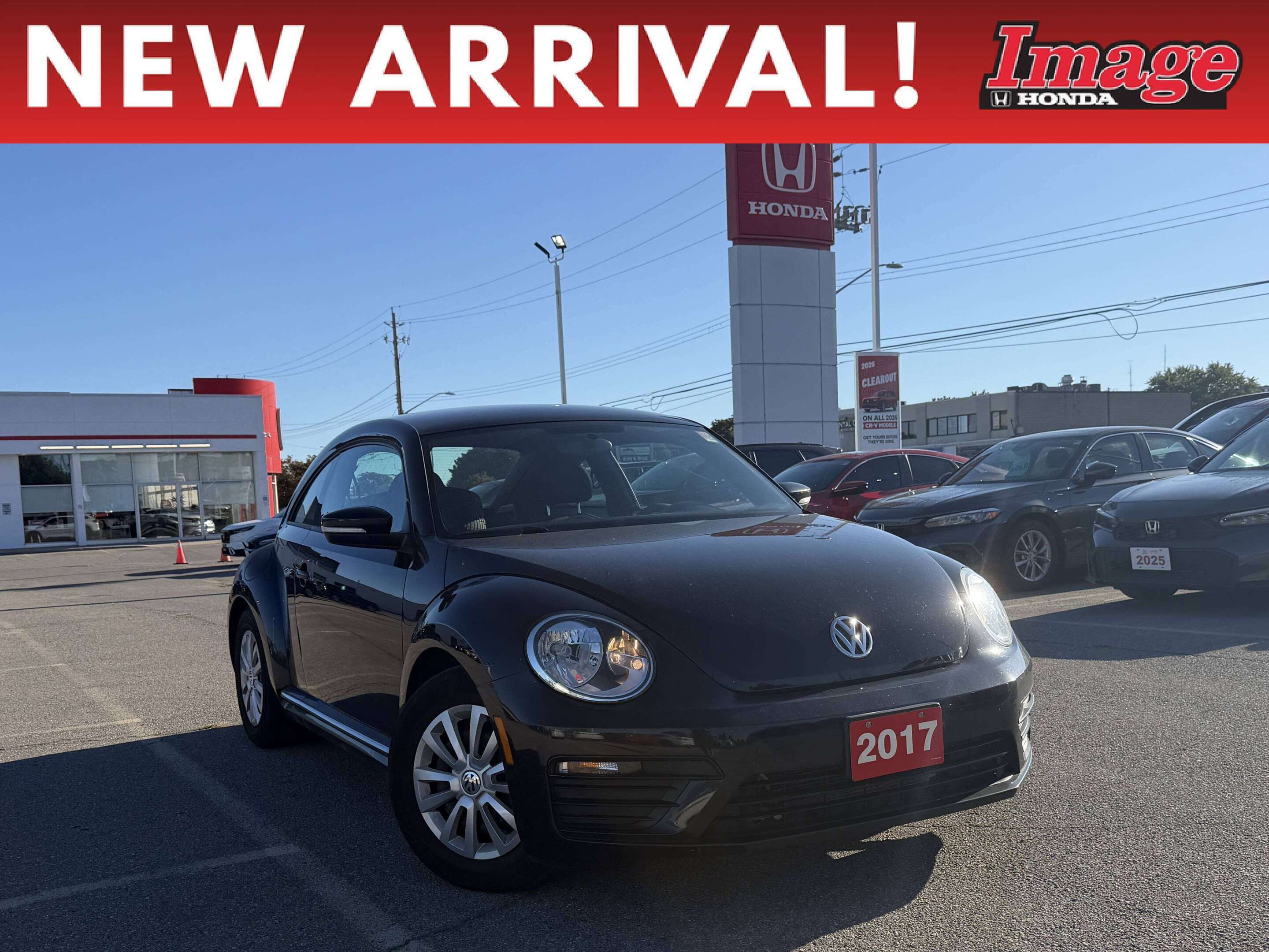 Black 2017 Volkswagen Beetle Hatchback  Automatic