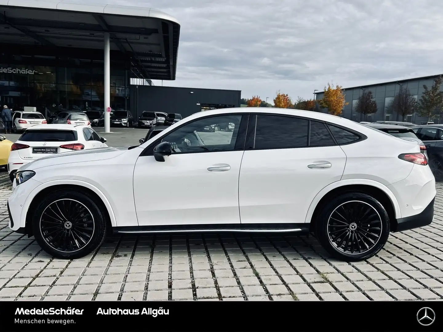 Mercedes-Benz GLC 450 GLC 450 d 4M Coupé AMG Night 20" AHK Abrisskante Weiß - 2