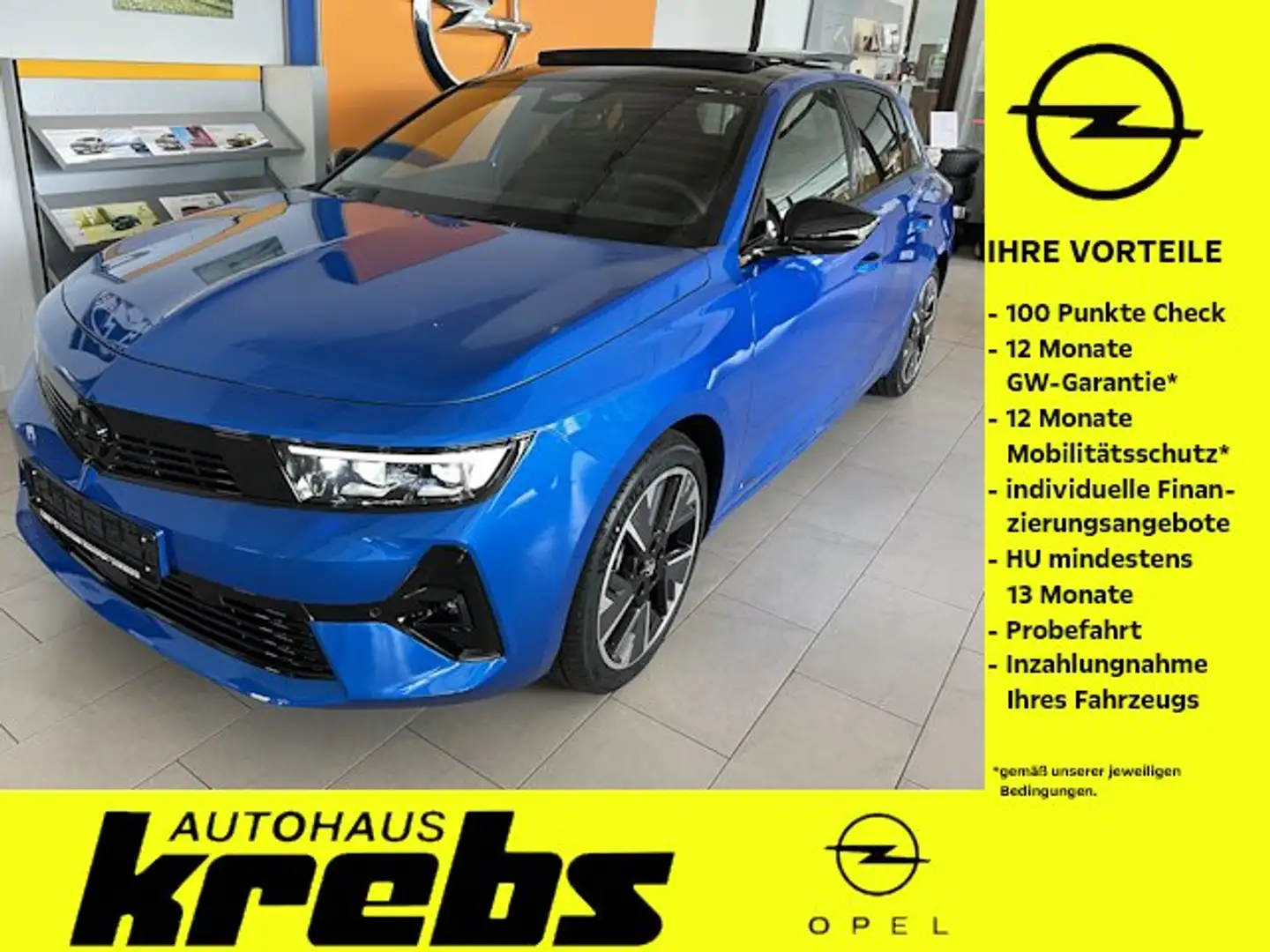 Opel Astra Astra Electric GS - Schiebedach - Winterpaket Blu/Azzurro - 1