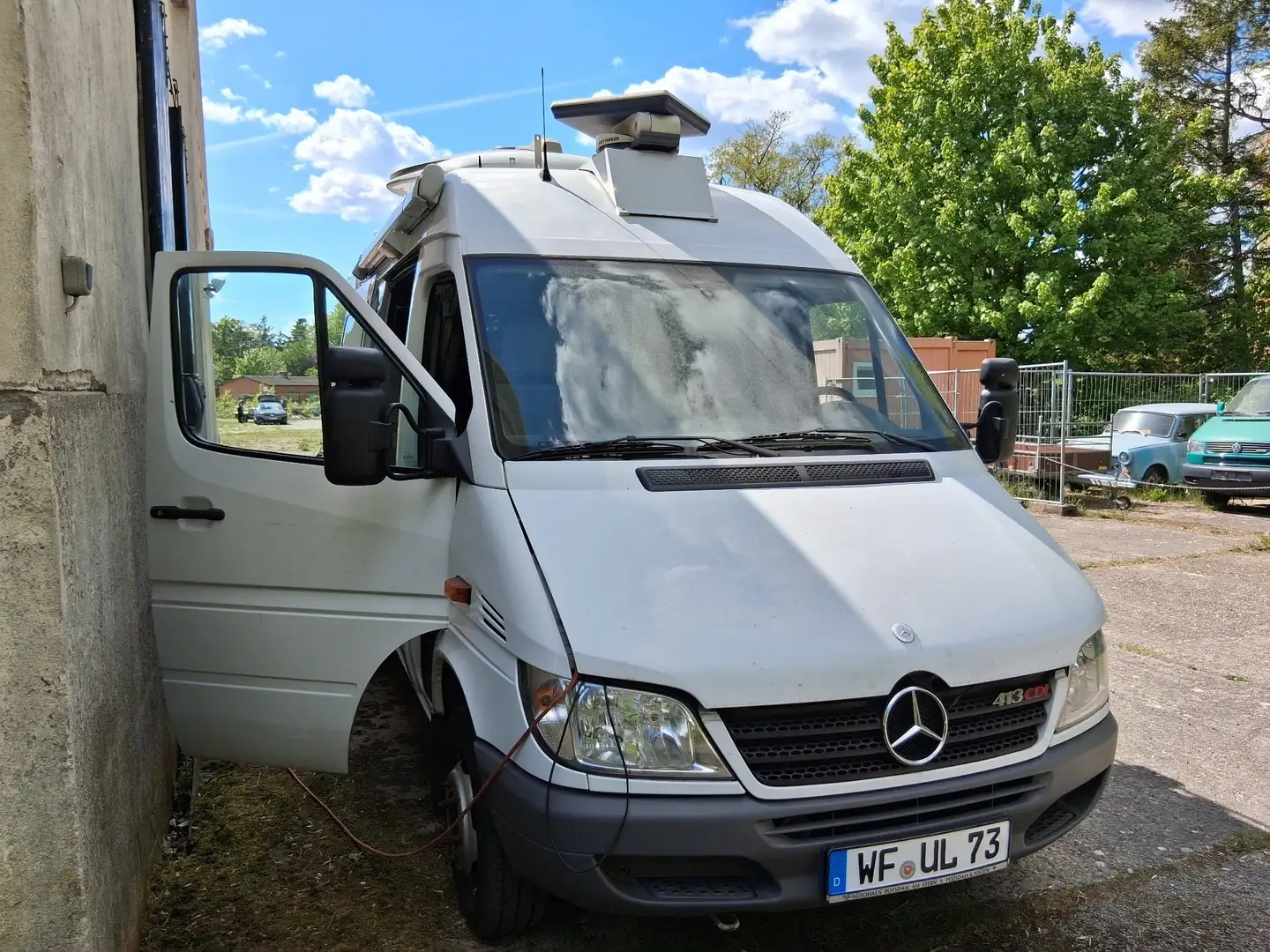 Mercedes-Benz Sprinter 413 CDI Sprinter ,Übertragungsfahrzeug,WoMo Blanc - 2