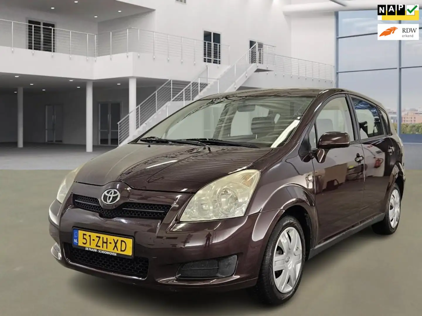 Toyota Verso 1.6 VVT-i Terra/LAGE KM MET NAP/PSENSOR/AIRCO/CRUI Roşu - 1