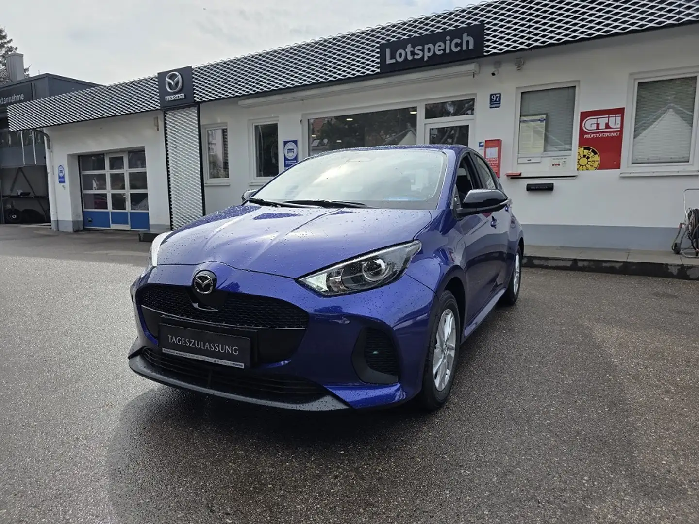 Mazda 2 Hybrid 1.5L Hybrid VVT-i Rückfahrkamera, Spurhalte Blau - 2
