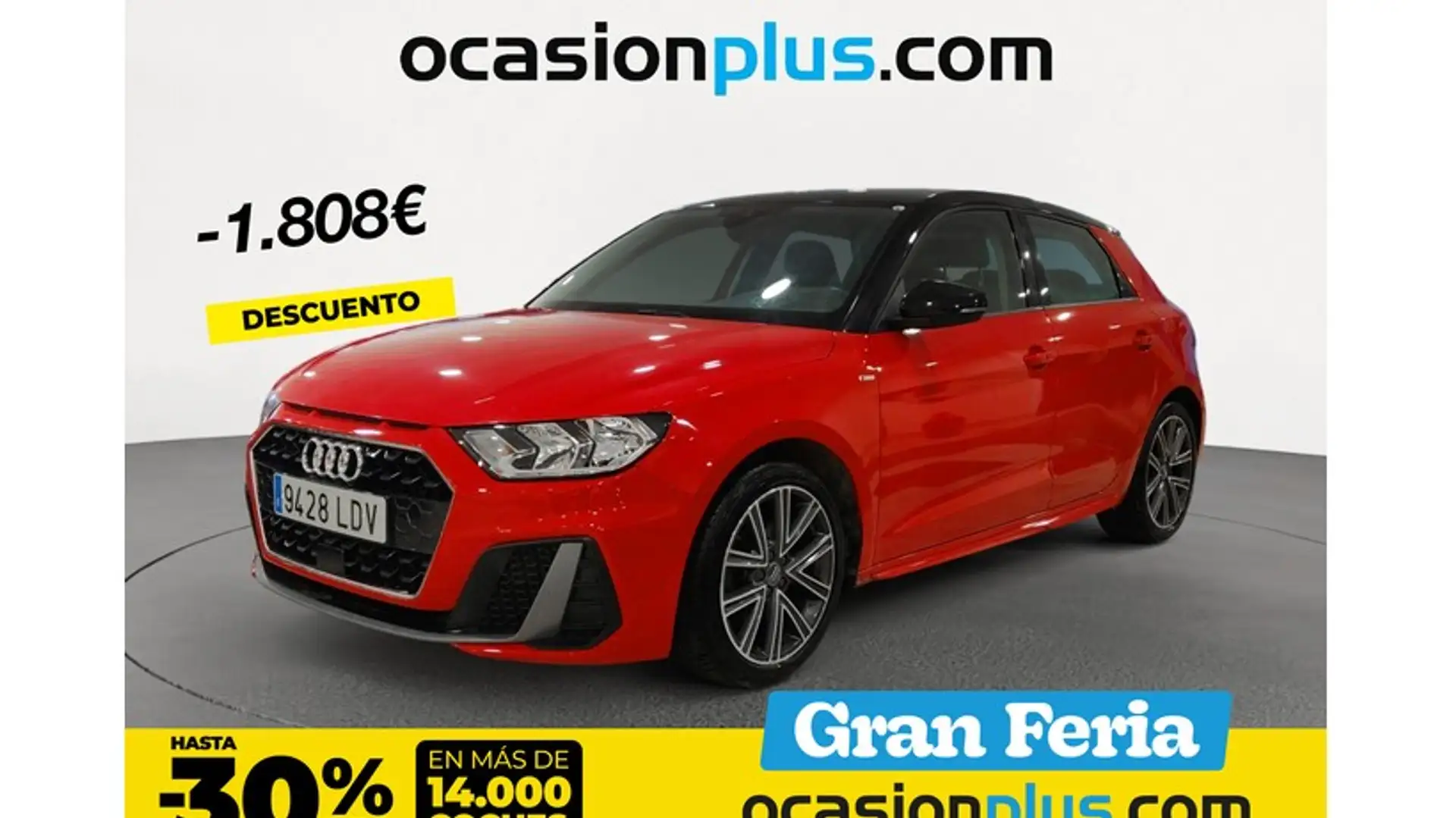 Audi A1 Sportback 30 TFSI S line Rojo - 1