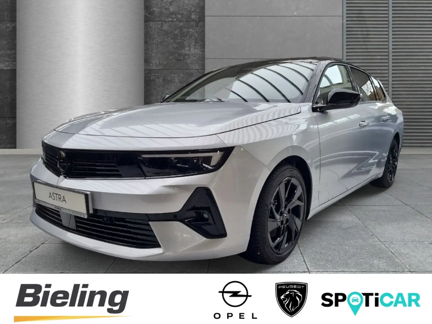 Opel Astra Sports Tourer GS 1.2 Turbo, AGR Sitz, Kamera 360°, Silber - 1