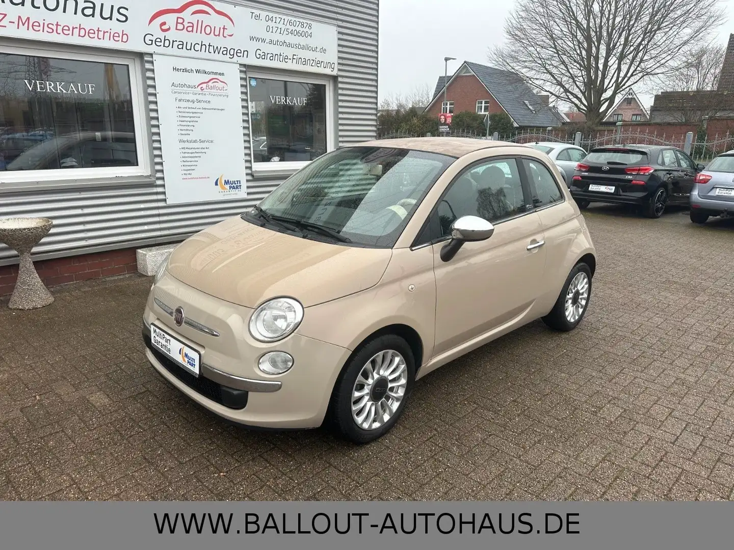 Fiat 500C Pop Star*2.HAND*KLIMA*PDC*TÜV/AU NEU*EURO6* Beige - 2