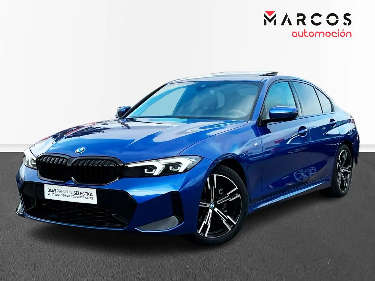 BMW 318 318dA Bleu - 1