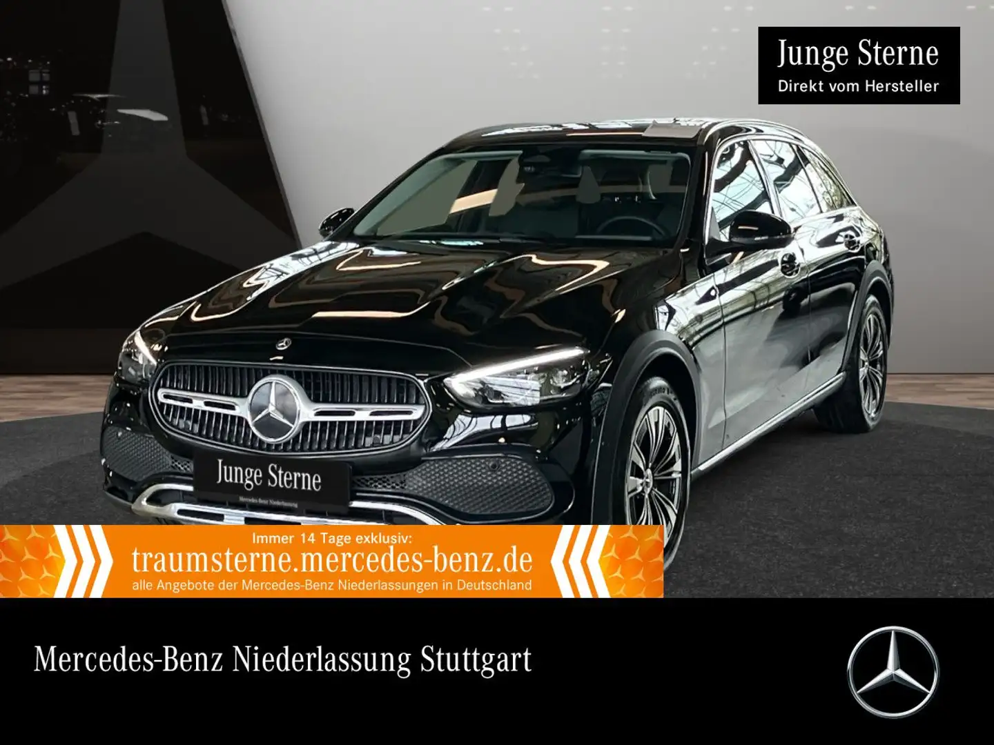 Mercedes-Benz C 220 d T 4M AVANTG+AHK+LED+KAMERA+KEYLESS+9G Schwarz - 1