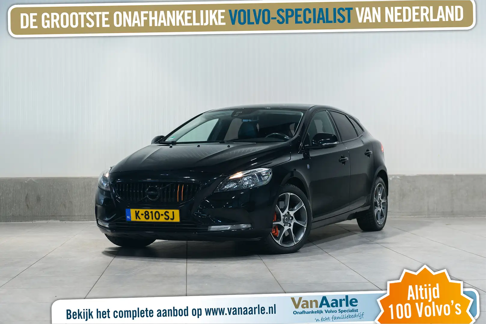 Volvo V40 T2 Aut. Ocean Race Leder Trekhaak 122pk Nero - 1
