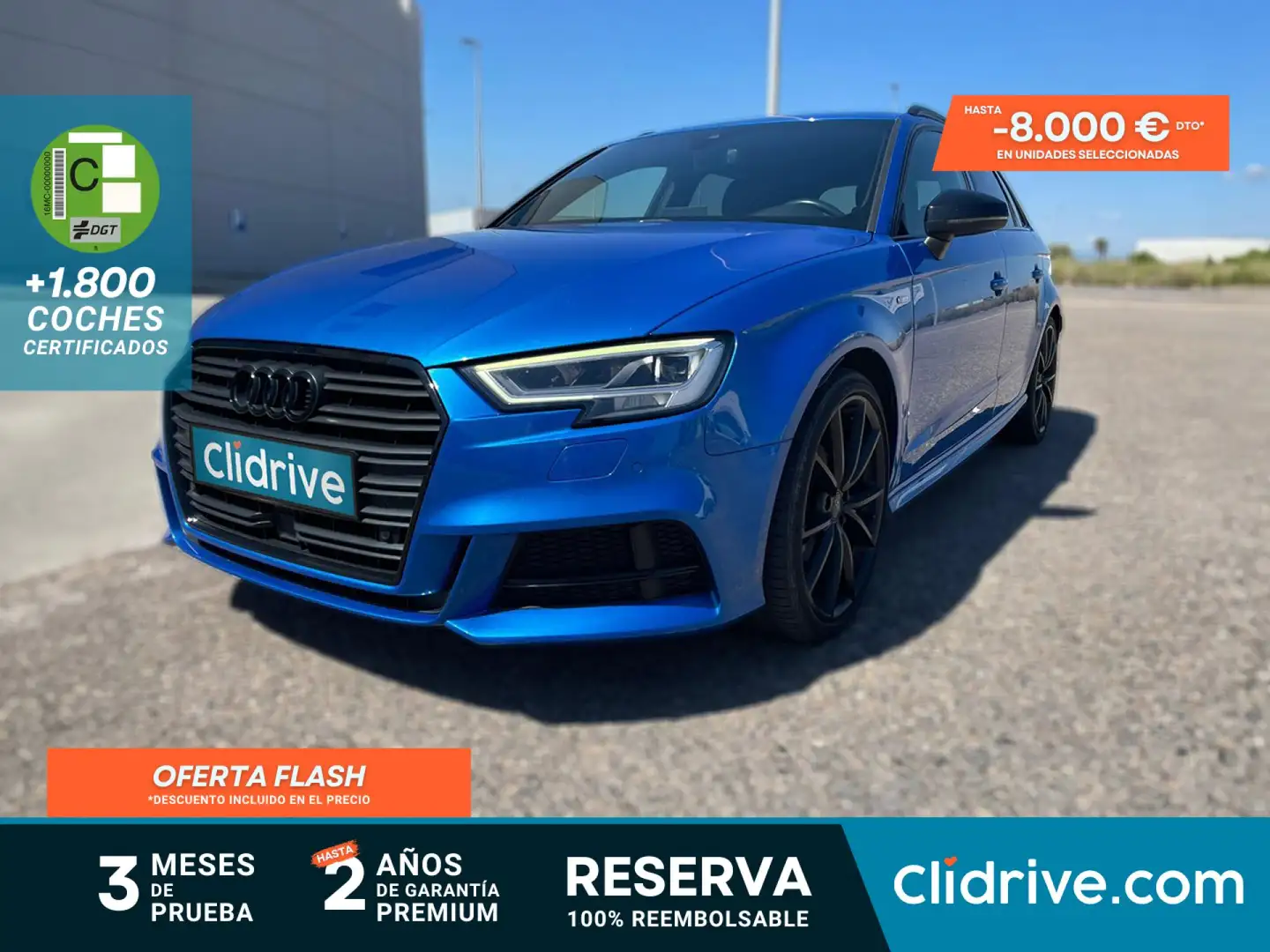 Audi A3 Sportback 2.0TDI 110kW Azul - 1