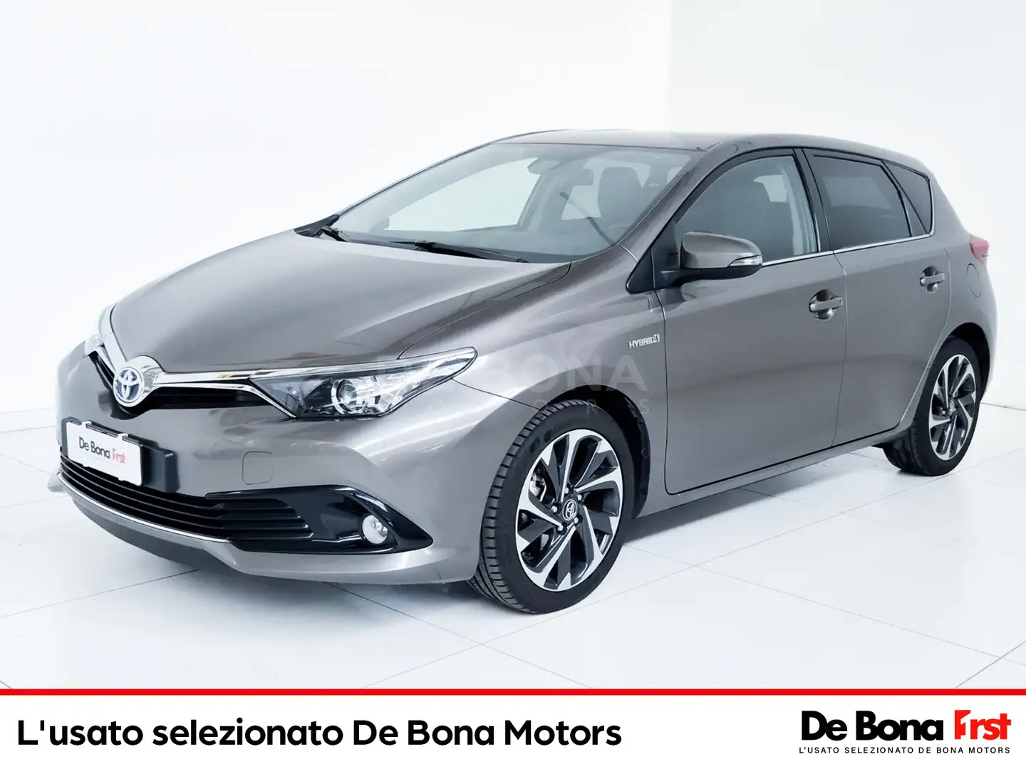 Toyota Auris 1.8h lounge cvt Grijs - 1
