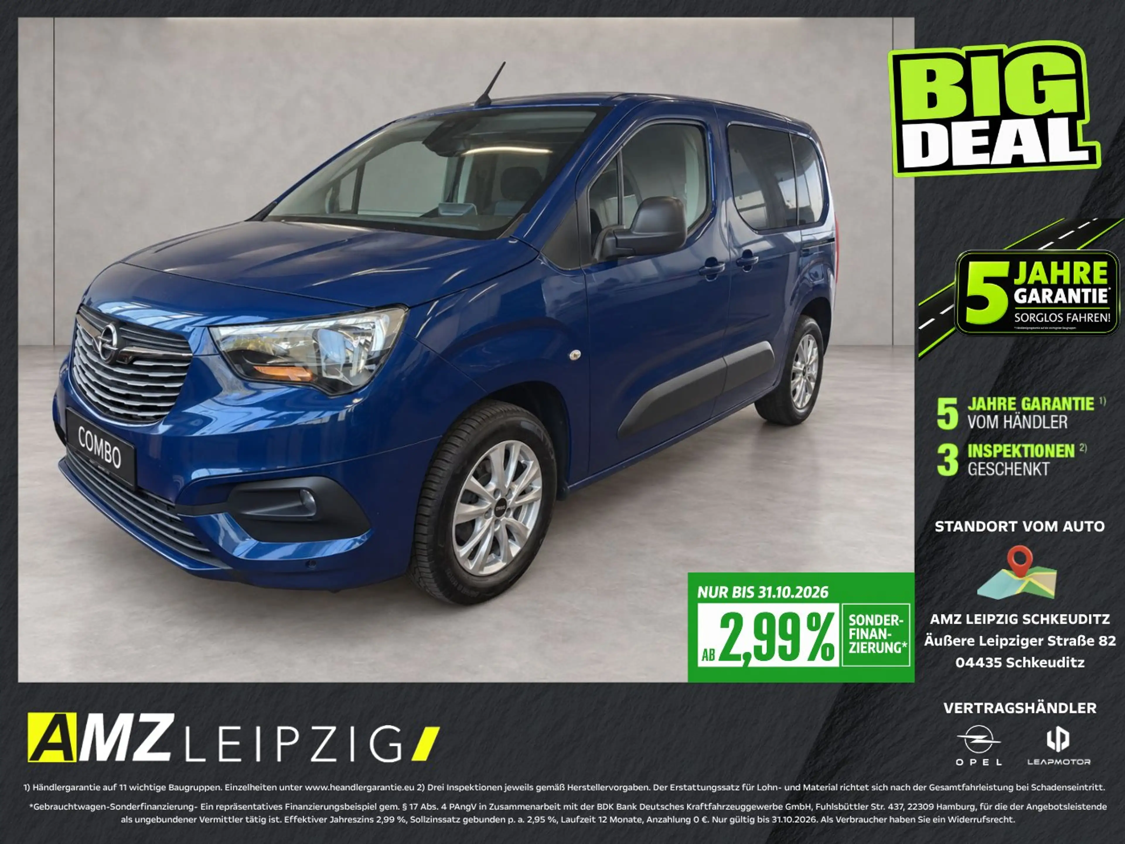 Opel Combo Life E 1.5 D Edition *HU/AU neu*