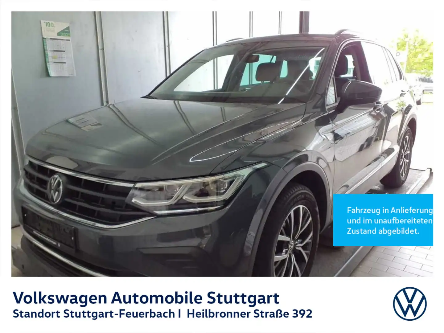 Volkswagen Tiguan Life 2.0 TDI DSG Navi LED ACC SHZ PDC Grau - 1
