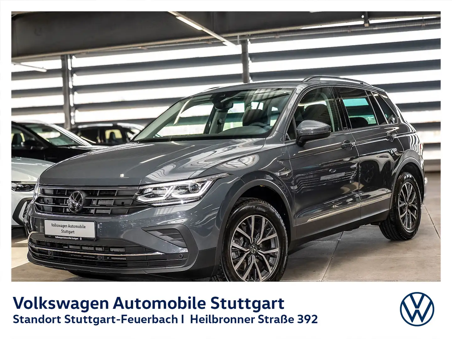 Volkswagen Tiguan Life 2.0 TDI DSG Navi LED ACC SHZ PDC Grau - 1