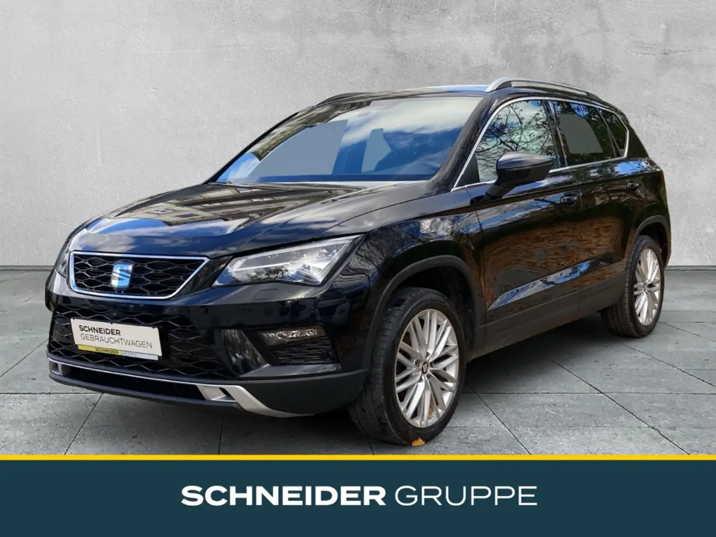 SEAT Ateca 1.5 TSI Xcellence +NAVI+LED+SHZ+PDC+KLIMA+ Schwarz - 1