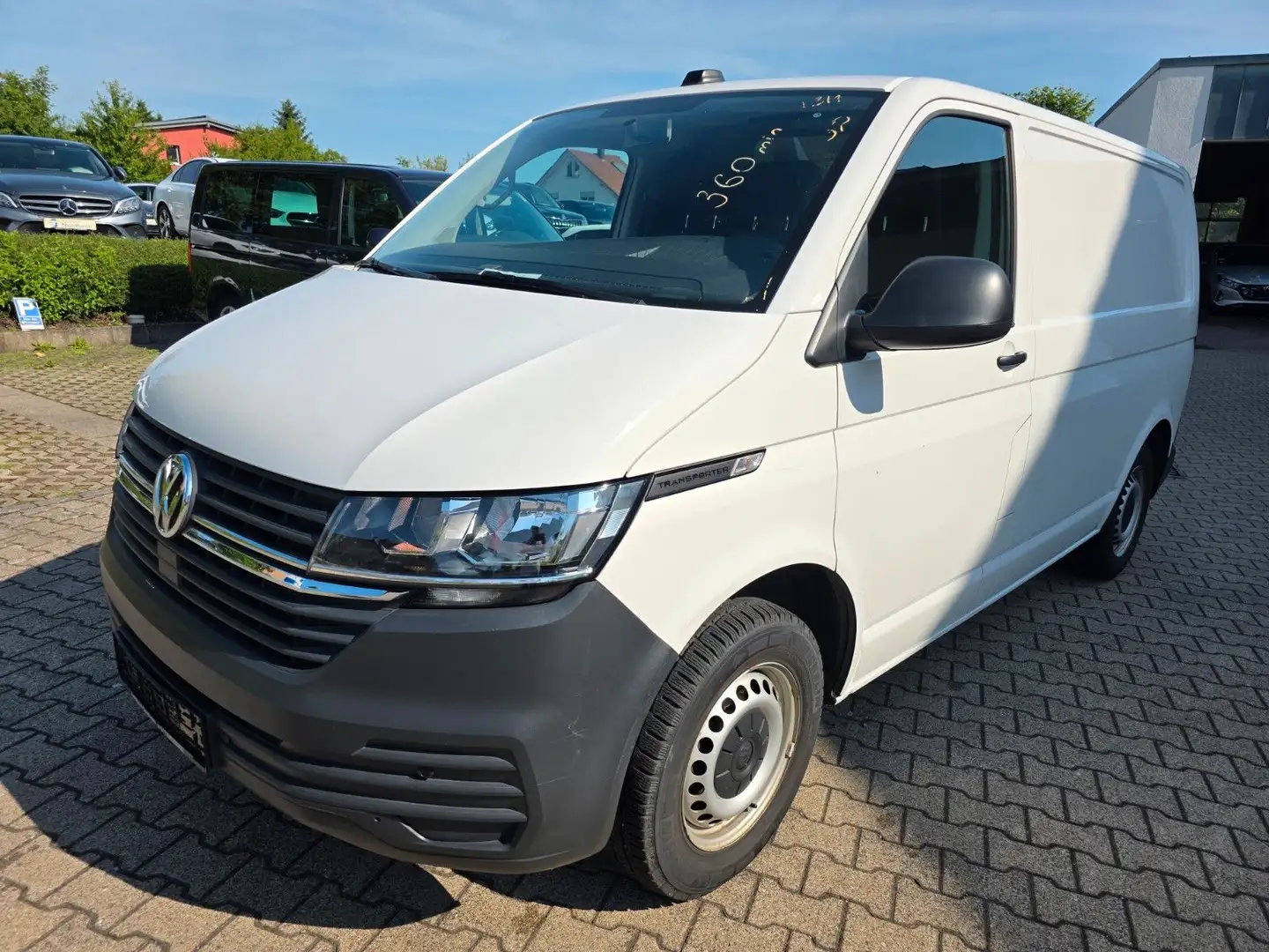 Volkswagen T6 Transporter T6.1 Transporter 2.0 TDI Kasten/DSG/Navi/3-Sitze Wit - 1