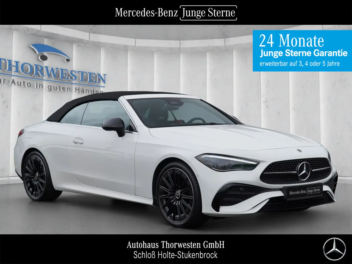Mercedes-Benz CLE 200 CLE 200 4MATIC Cabriolet AMG Line 20 Zoll NIGHT Weiß - 1