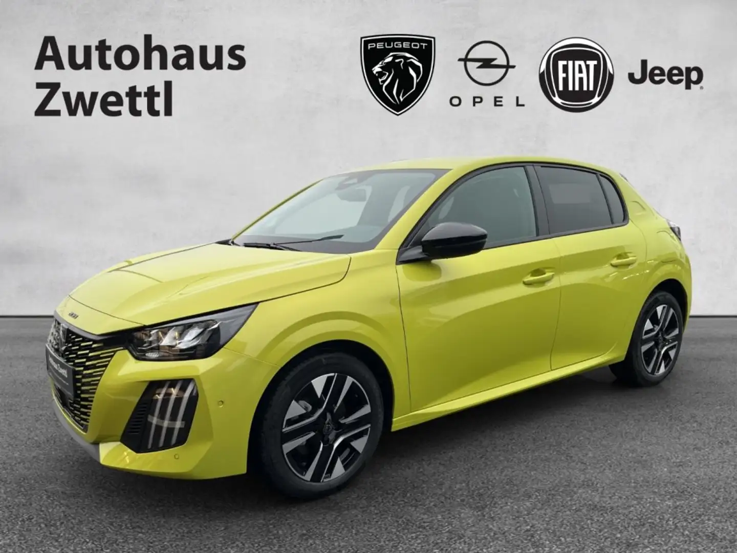 Peugeot 208 Allure PT 100 mit Navi, Kamera, Abstandstempomat Gelb - 1