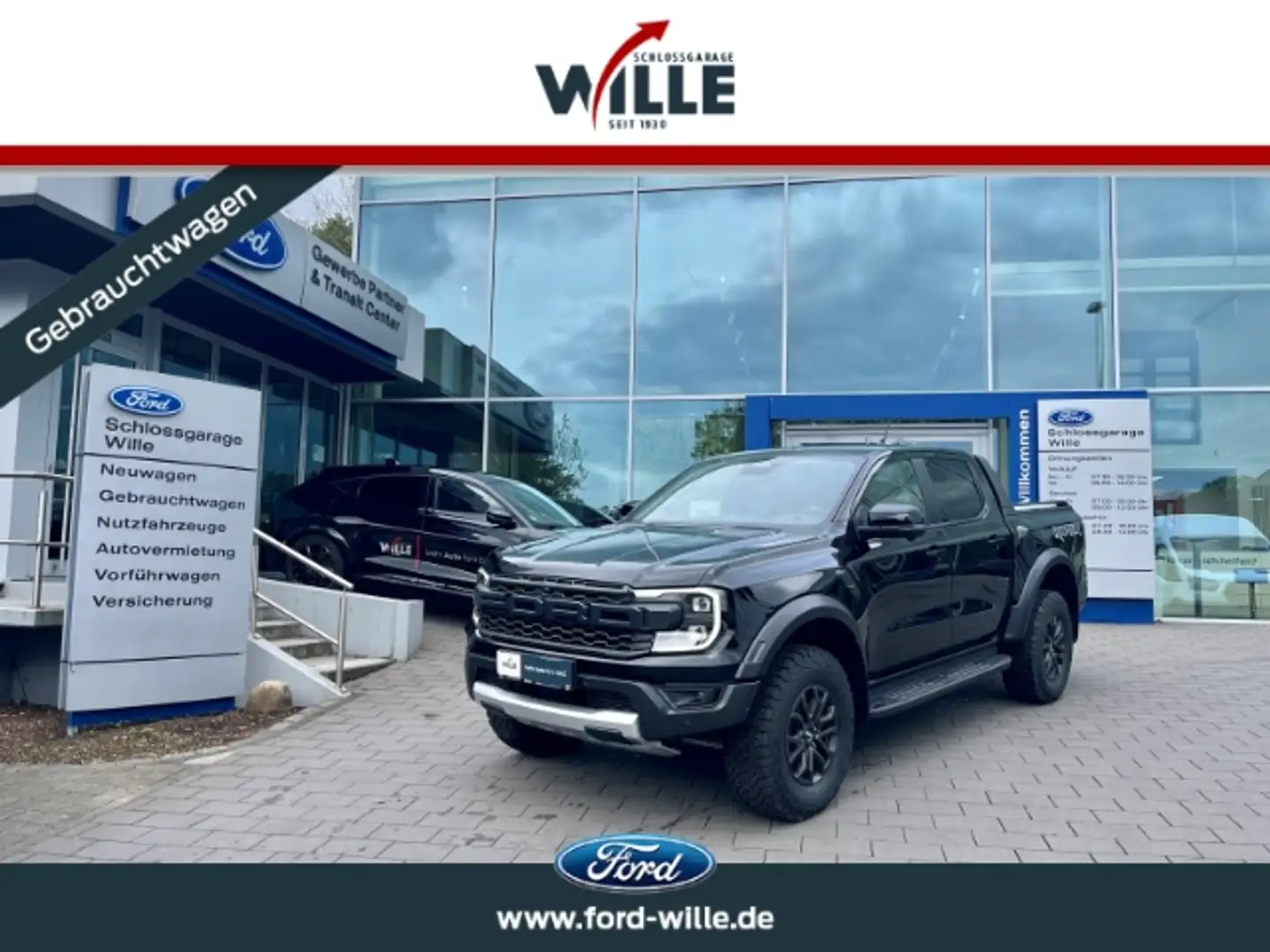 Ford Ranger Raptor e-4WD Raptor-Paket 360°AHK Negro - 1